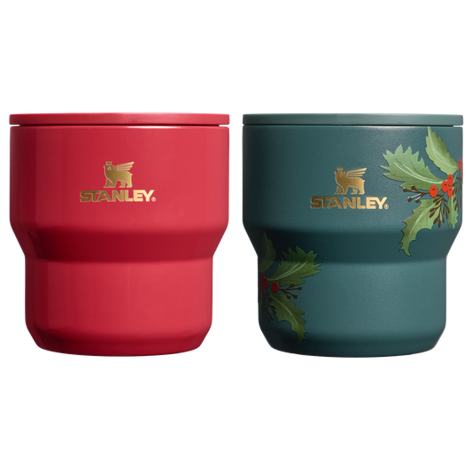 The Cheers & Cheer Stay-Hot Stacking Cup 2-Piece Set | 10 OZ